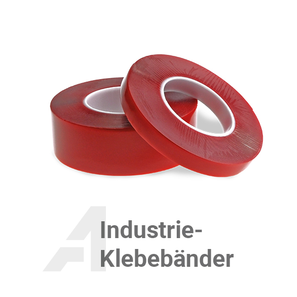 Industrie-Klebebänder zwei rote Klebebänder nebeneinander