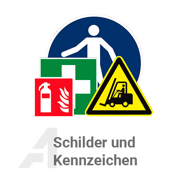 Anti-Rutsch-Lösungen verschiedene Schilder für verschiedene Bereiche, wie Sicherheitszeichen, Hinweisschilder oder Gebotszeichen